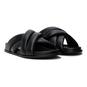 Lizzie Slides - Anine Bing - Leather - Black